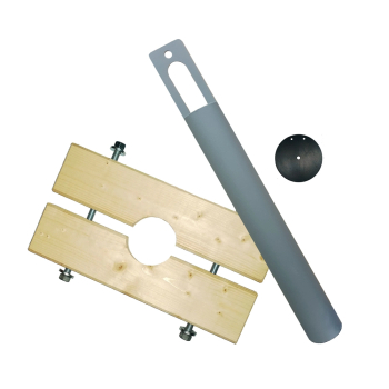 Komplettset - 90mm Plunscher / Holzzange DN 100 / Ersatzdichtung